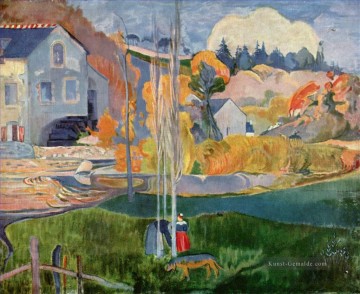 Breton Landschaft Moulin David Beitrag Impressionismus Primitivismus Paul Gauguin Ölgemälde